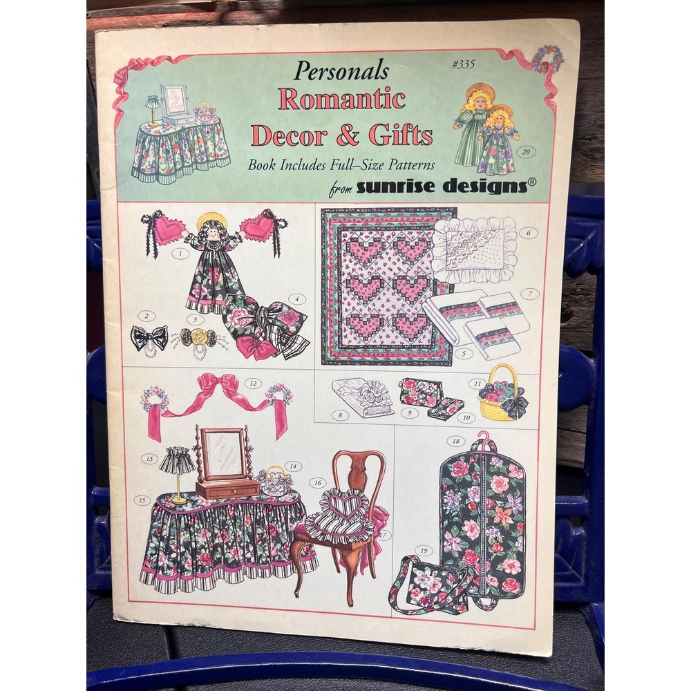 Romantic Decor and Gifts #335‎ Pattern Book, Sewing Crafting and More